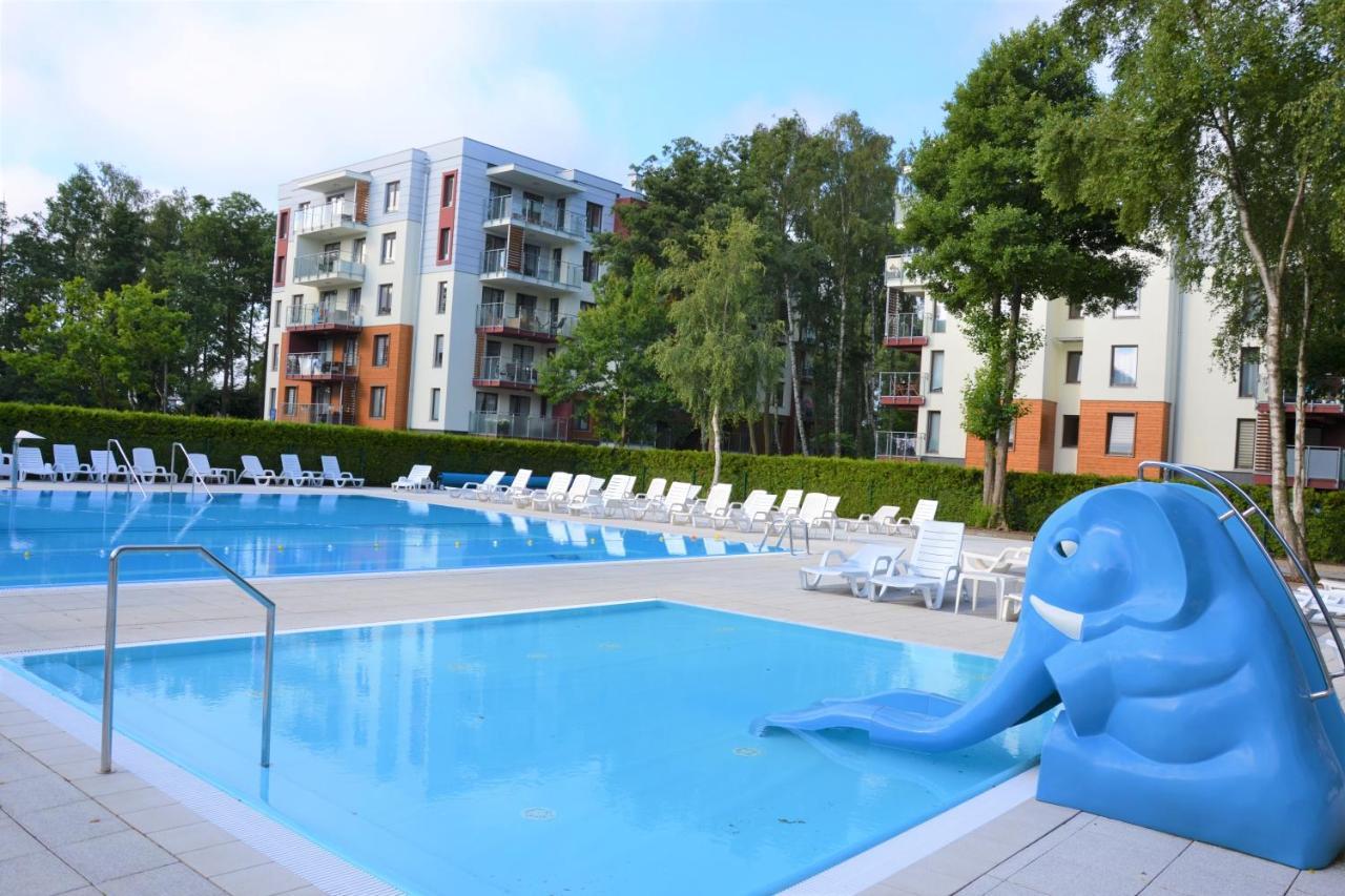 Apartament H204 z widokiem na basen Apartment Kolobrzeg Bagian luar foto